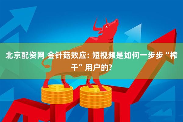 北京配资网 金针菇效应: 短视频是如何一步步“榨干”用户的?