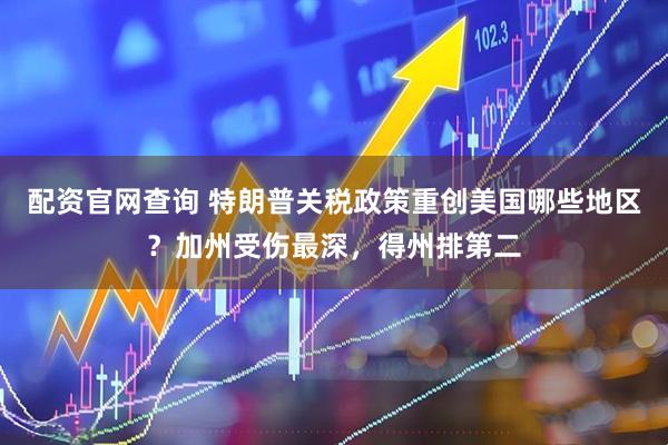 配资官网查询 特朗普关税政策重创美国哪些地区？加州受伤最深，得州排第二