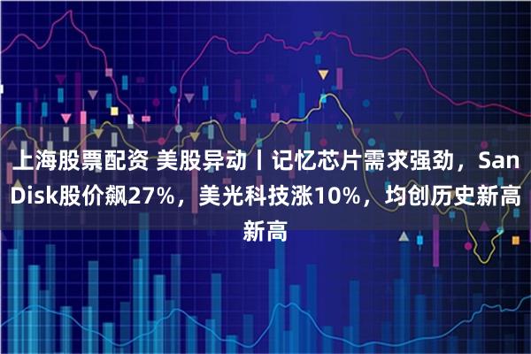 上海股票配资 美股异动丨记忆芯片需求强劲,SanDisk股价飙27%,美光科技涨10%,均创历史新高